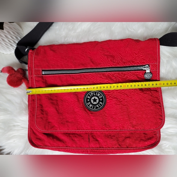 Kipling Red Crossbody Bag - Picture 8 of 11
